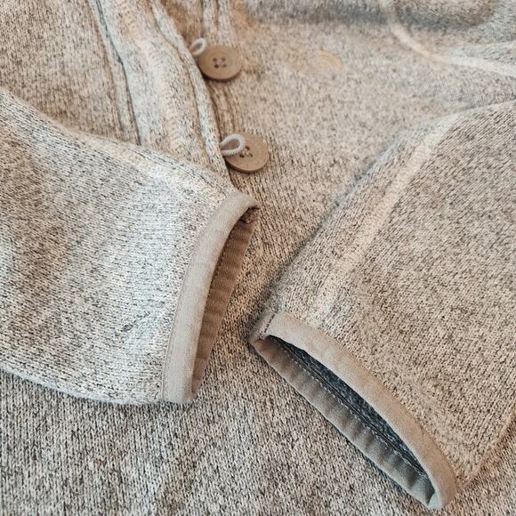 The North Face Women's Quarter Zip & Button Pullover Sweater Gray Heather Size S - Picture 8 of 8